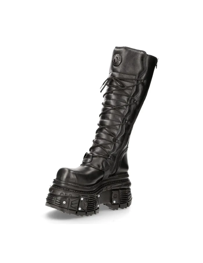 High Boot Black Imperfect M272C38 WomenMen New Rock Boots