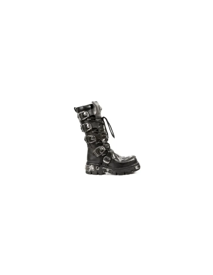 High Boot Black Reactor M403S1 WomenMen New Rock High Boots