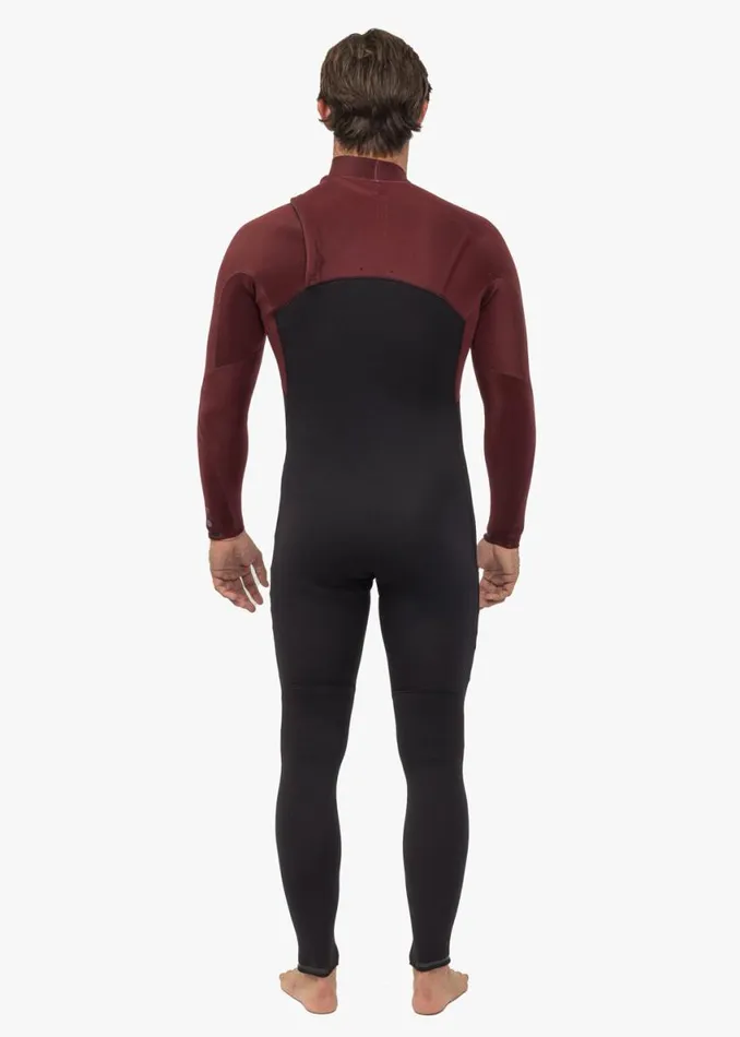 High Seas II 43 Full No Zip Wetsuit Wine Men Vissla Wetsuits