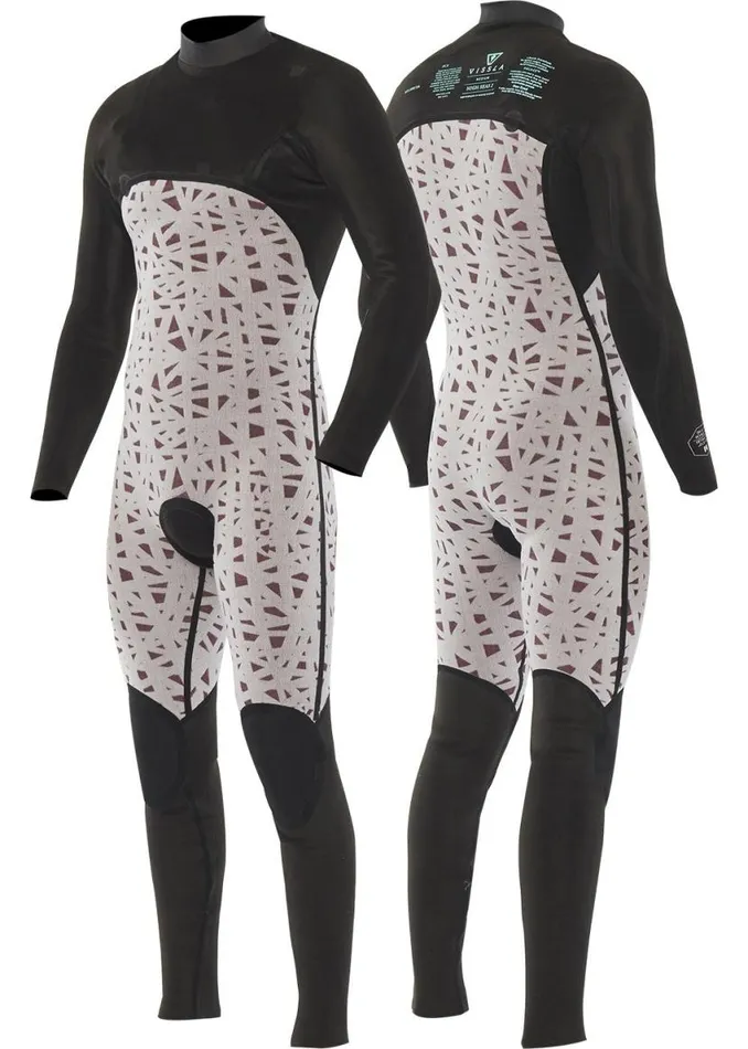 High Seas II 43 Full No Zip Wetsuit Wine Men Vissla Wetsuits