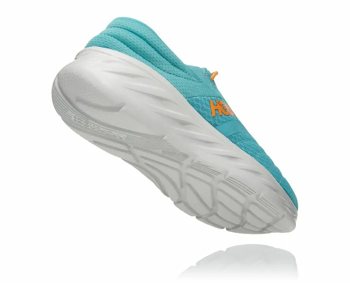 HOKA ONE ONE Ora Recovery Shoe 2 Aquarelle Blazing Orange Men Recovery Sandals