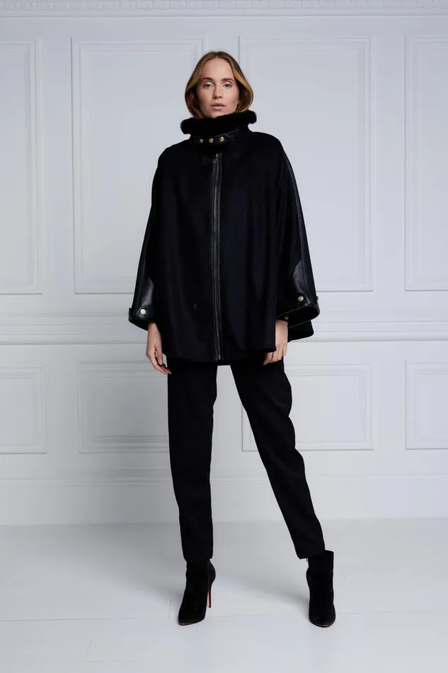 Holland Cooper Capes Chiltern Cape Soft Black 8211 Women Holland Cooper Capes Chiltern Cape Soft Black 8211 Women