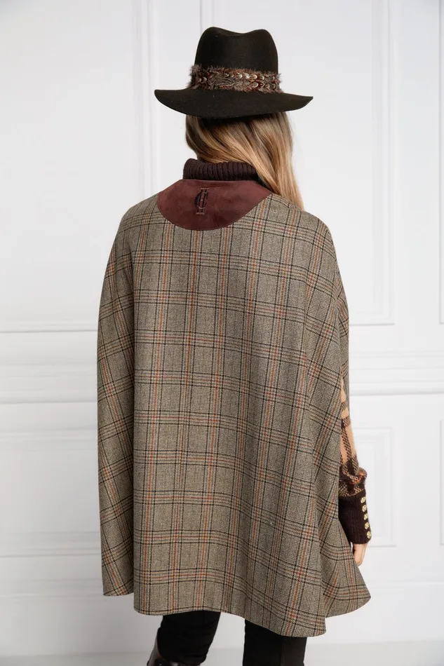 Holland Cooper Capes Slim Cape Bourbon Tweed 8211 Women