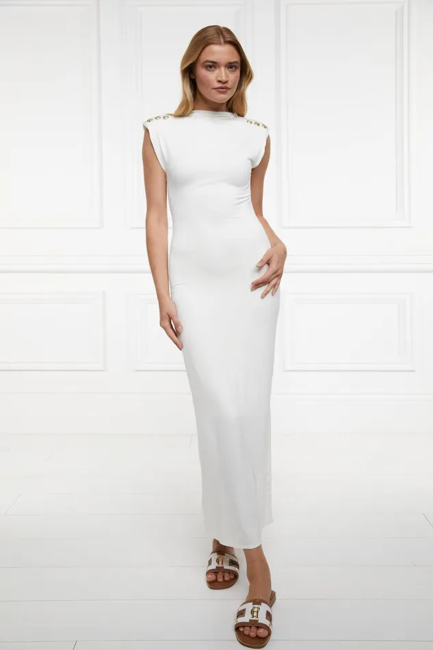 Holland Cooper Dresses Harper Maxi Dress Natural 8211 Women