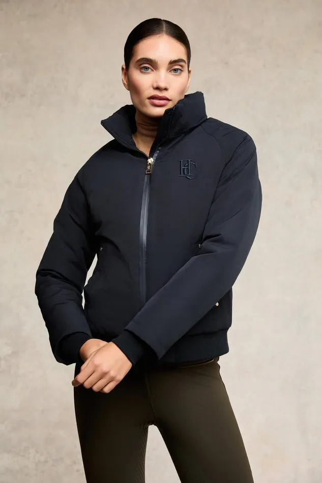 Holland Cooper Jackets Team Waterproof Jacket Ink Navy Mono 8211 Women