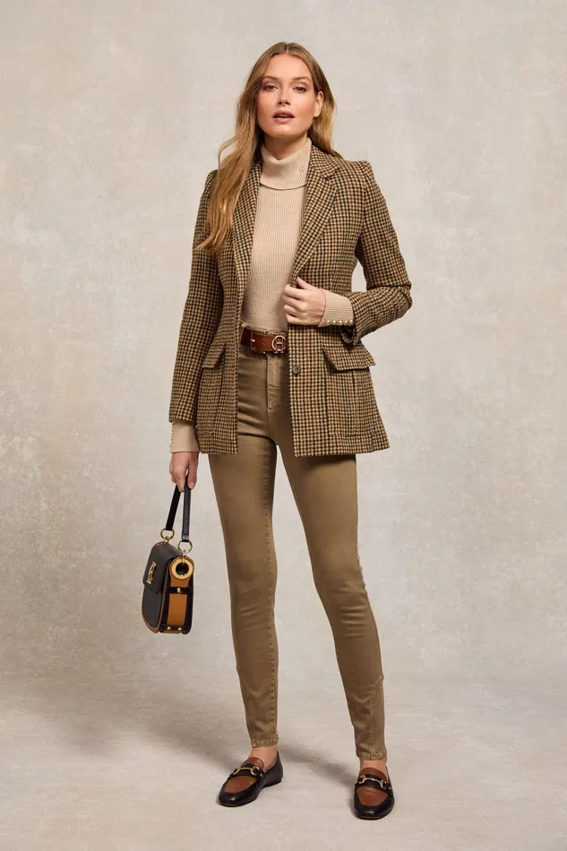Holland Cooper Jeans Jodhpur Jean Taupe 8211 Women