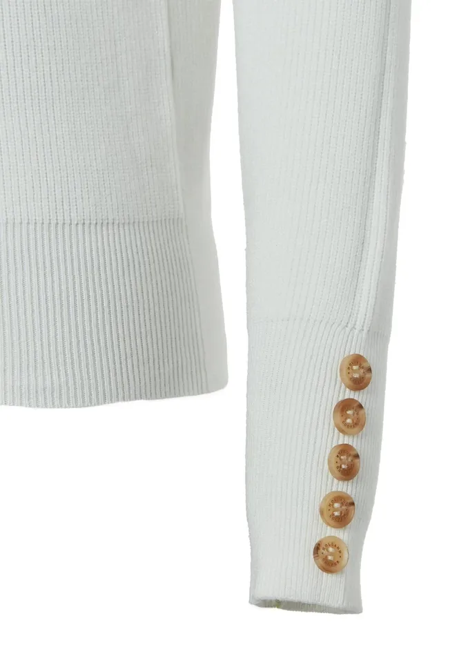 Holland Cooper Knitwear Tara High Neck Knit Natural 8211 Women