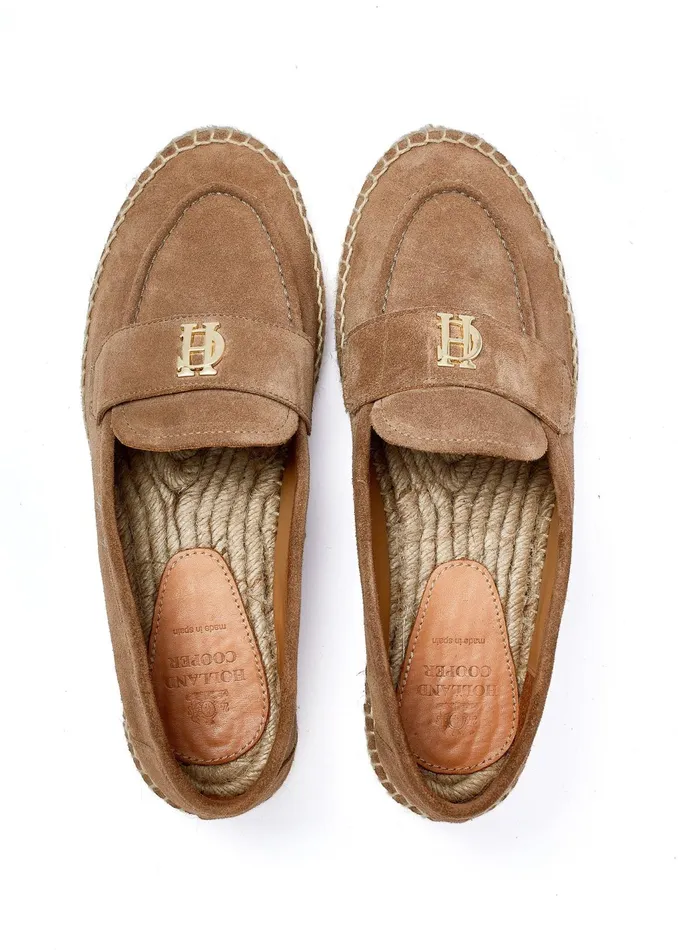 Holland Cooper Loafers Monaco Espadrille Loafer Taupe 8211 Women