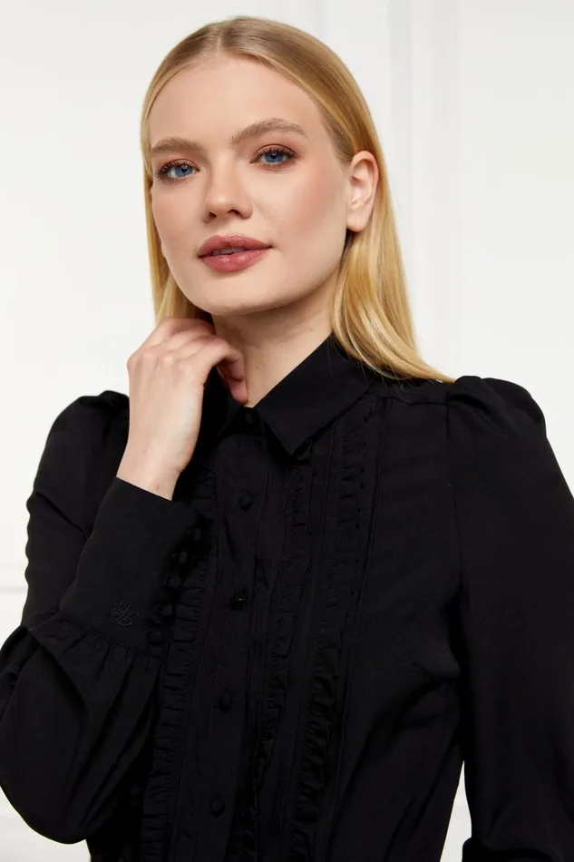 Holland Cooper Shirts and Blouses Clarissa Shirt Black 8211 Women