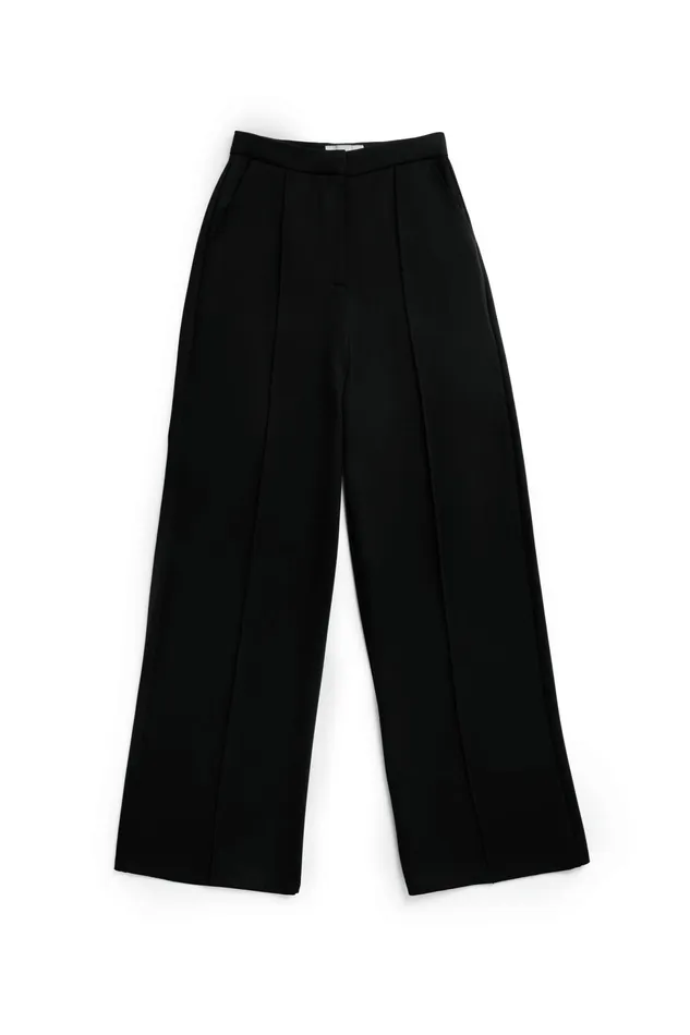 Holland Cooper Trousers Wide Leg Pant Black Black 8211 Women