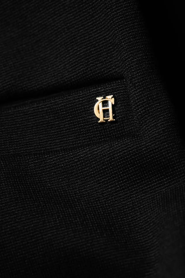 Holland Cooper Trousers Wide Leg Pant Black Black 8211 Women