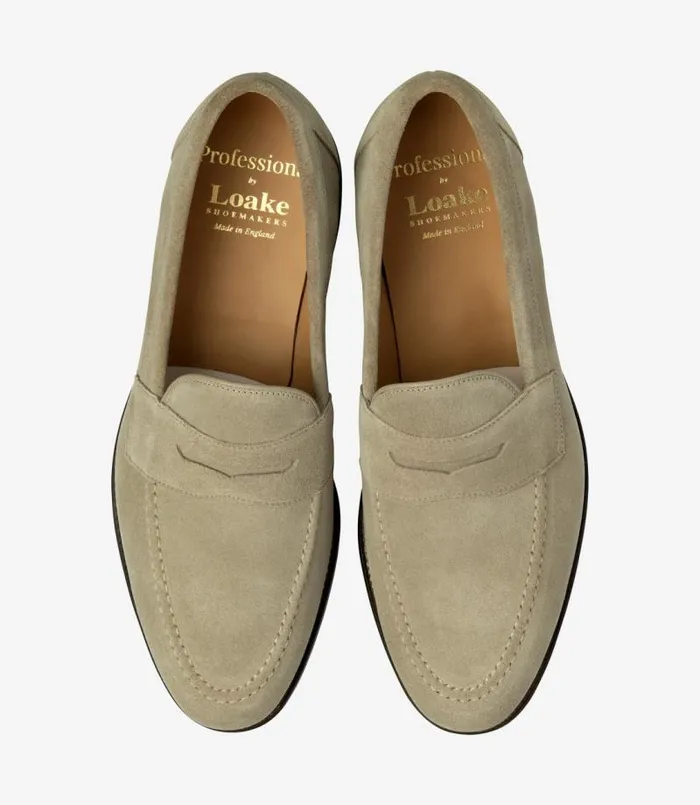Imperial Sand Suede Men Loake Loafers Imperial Sand Suede Men Loake Loafers