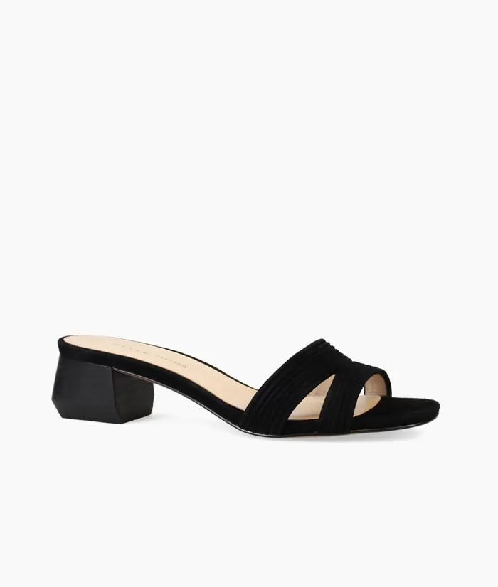 Inina Slide 8211 Black Women Pelle Moda Low Heels Inina Slide 8211 Black Women Pelle Moda Low Heels