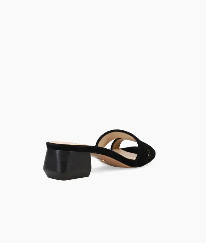 Inina Slide 8211 Black Women Pelle Moda Low Heels Inina Slide 8211 Black Women Pelle Moda Low Heels