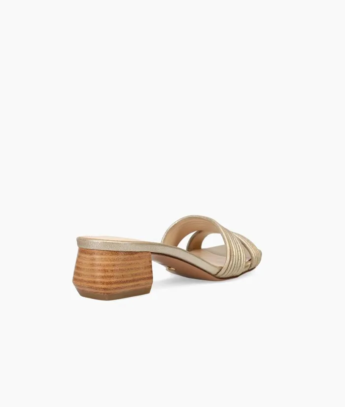 Inina Slide 8211 Gold Women Pelle Moda Low Heels Inina Slide 8211 Gold Women Pelle Moda Low Heels