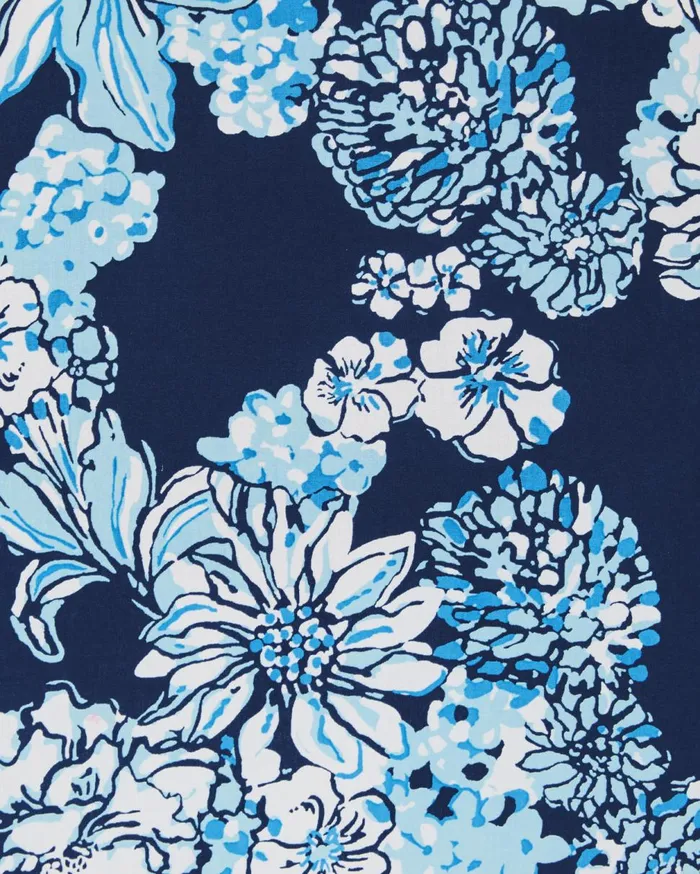Iona Sleeveless Top Low Tide Navy Bouquet All Day Engineered Woven Top Women Lilly Pulitzer Tops Iona Sleeveless Top Low Tide Navy Bouquet All Day Engineered Woven Top Women Lilly Pulitzer Tops