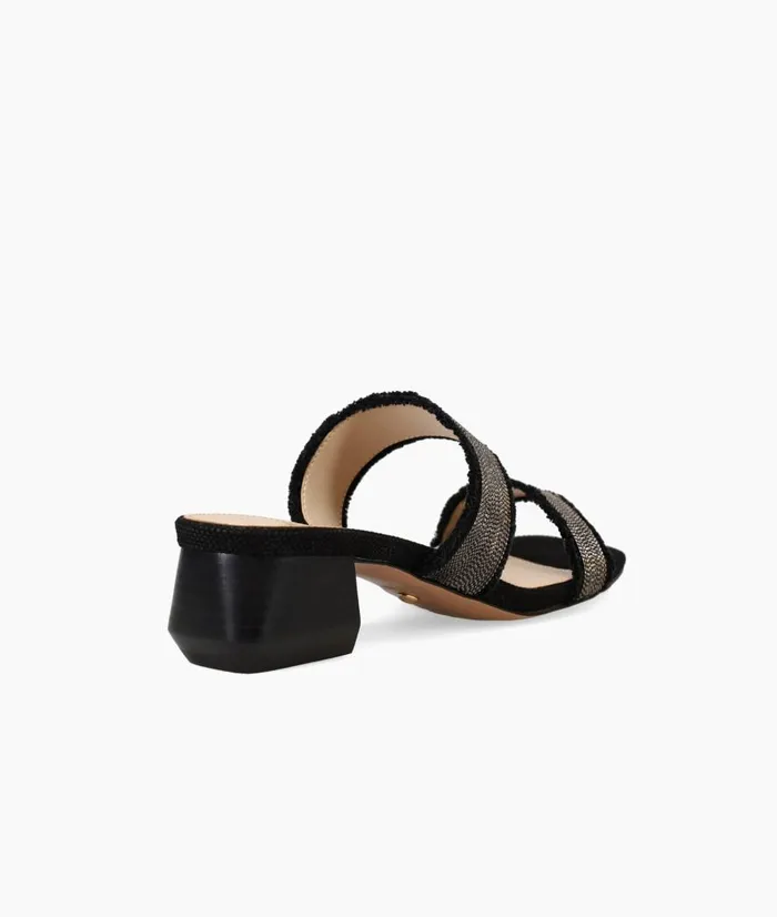 Iona Slide 8211 Black Women Pelle Moda Sandals Iona Slide 8211 Black Women Pelle Moda Sandals
