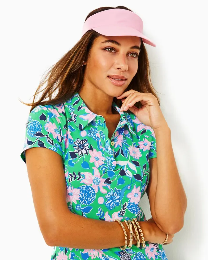 Its A Match Visor Conch Shell Pink Women Lilly Pulitzer Hats and Hair Its A Match Visor Conch Shell Pink Women Lilly Pulitzer Hats and Hair