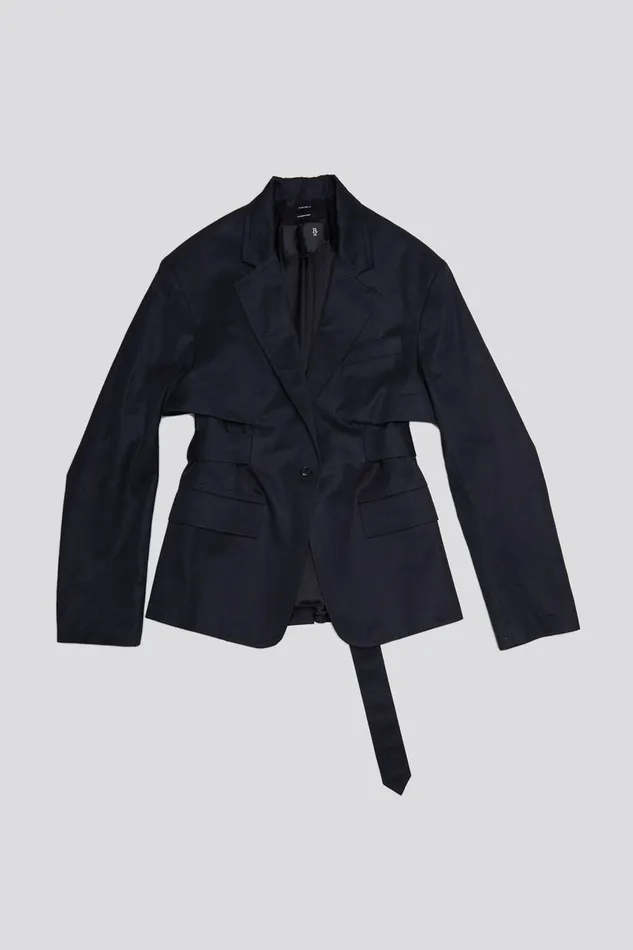Jackets and Coats Women R13 Trench Vent Blazer 8211 Black