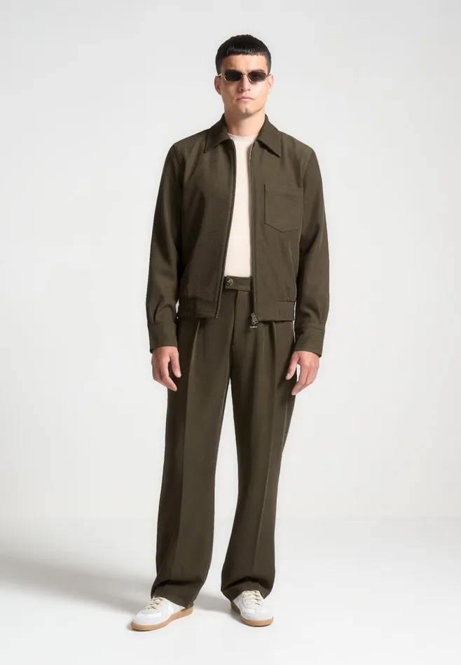 Jackets Men Manire De Voir Twill Tailored Jacket Khaki