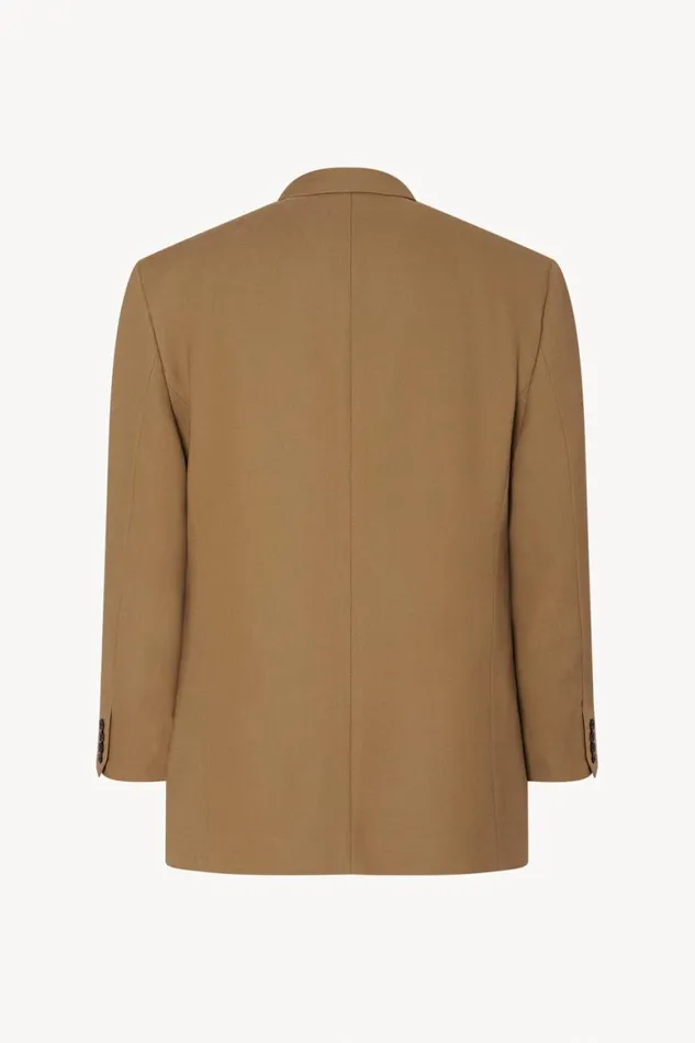 Jackets Men The Row Abram Jacket In Virgin Wool Oak Brown