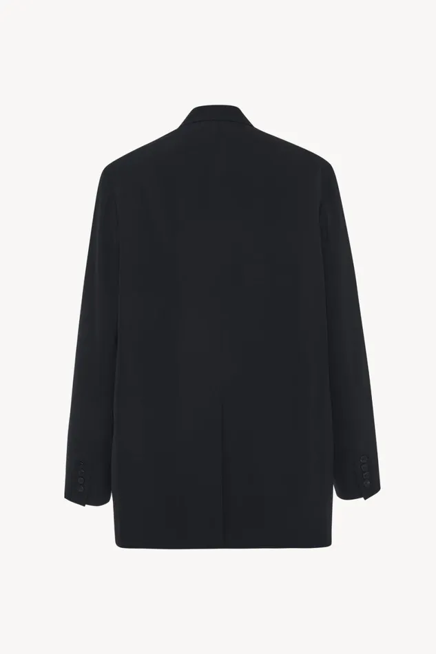 Jackets Women The Row Obine Jacket In Viscose And Wool Black