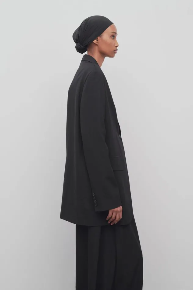 Jackets Women The Row Obine Jacket In Viscose And Wool Black