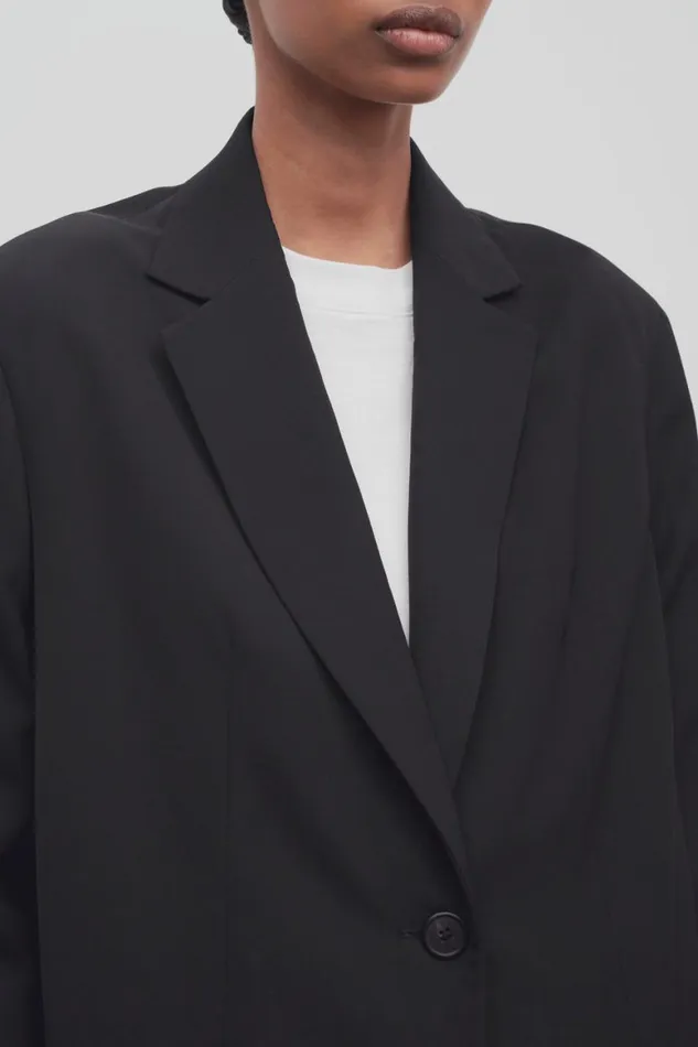 Jackets Women The Row Obine Jacket In Viscose And Wool Black