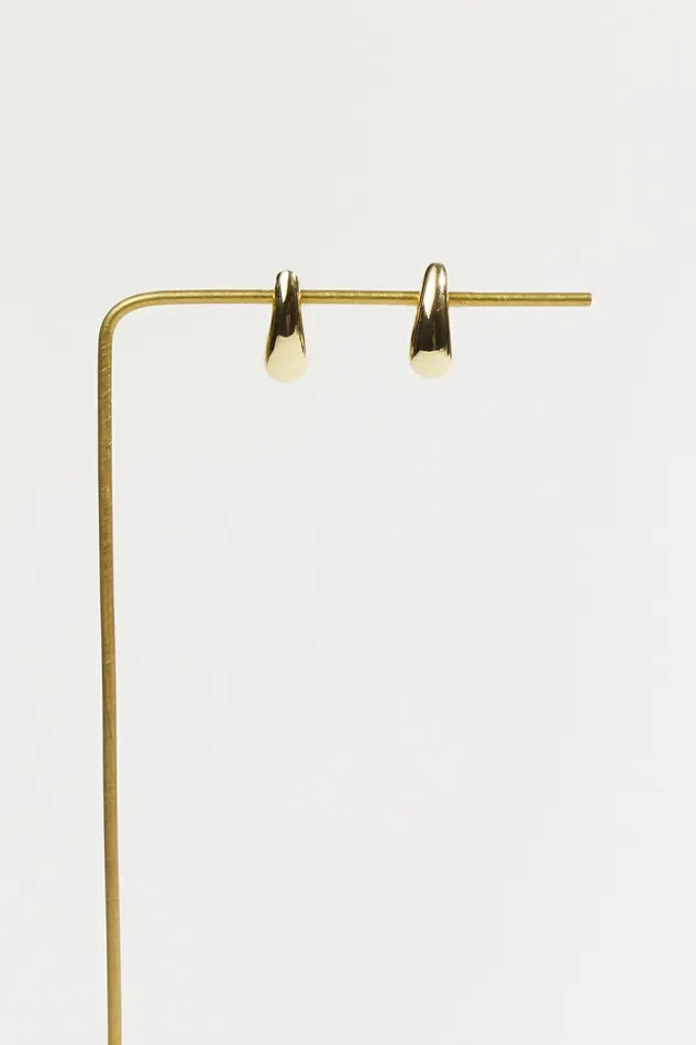 Jewelry Altar8217d State Women 18K Gold Mini Teardrop Post Earrings