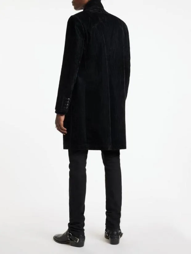 John Varvatos Coats And Jackets Men Bolivar Coat Black Tint