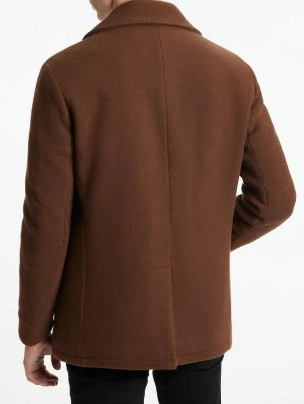 John Varvatos Coats And Jackets Men Carlos Peacoat Earth