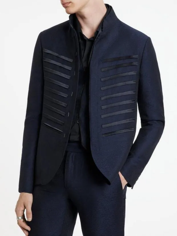 John Varvatos Suiting Men Tilden Jacket Blue Black