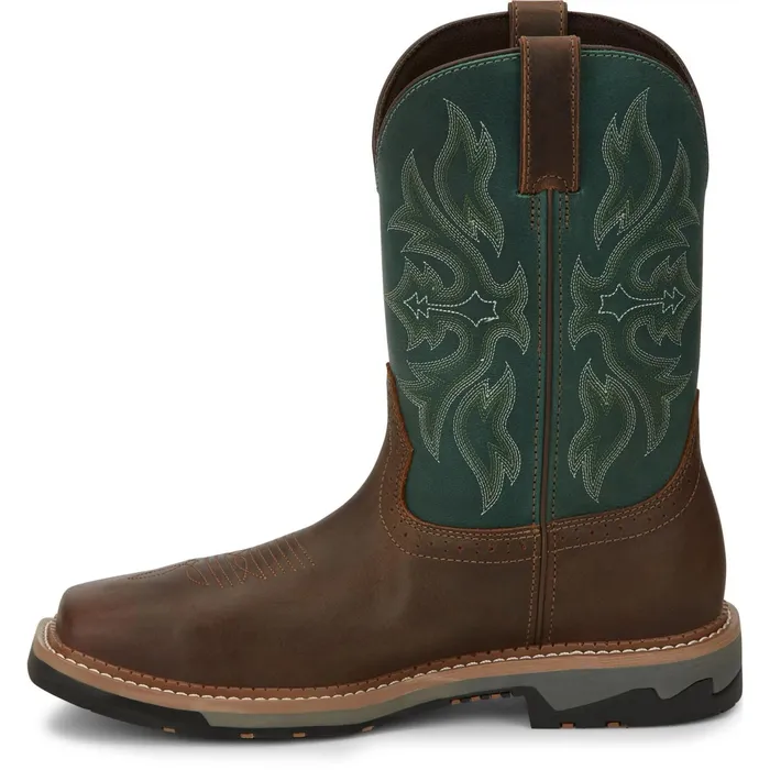 Justin Boots Bolt 11034 Composite Toe Waterproof Work Boot Tan Men Work