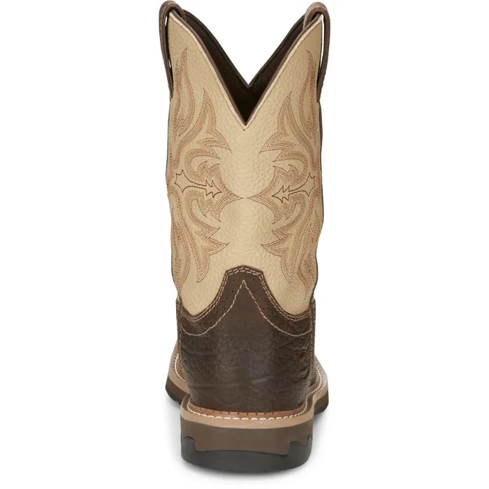 Justin Boots Flash 11034 Waterproof Work Boot Pecan brown Men Work