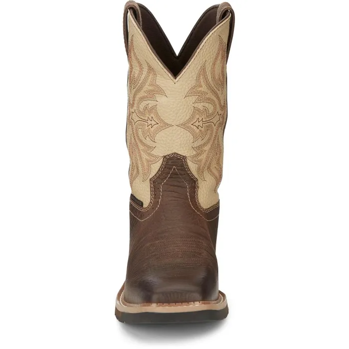 Justin Boots Flash 11034 Waterproof Work Boot Pecan brown Men Work