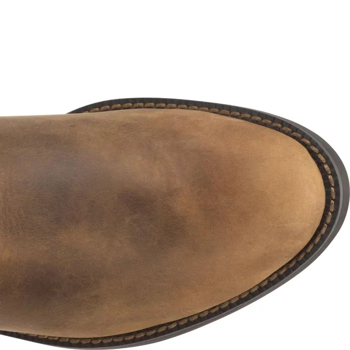 Justin Boots Jeb 10034 Roper Boot Tan Apache brown Men Western