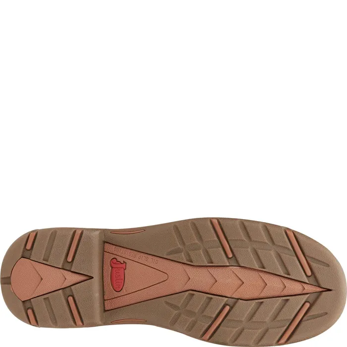 Justin Boots Rush 11034 Nano Composite Toe Waterproof Work Boot Barley Brown brown Men Work