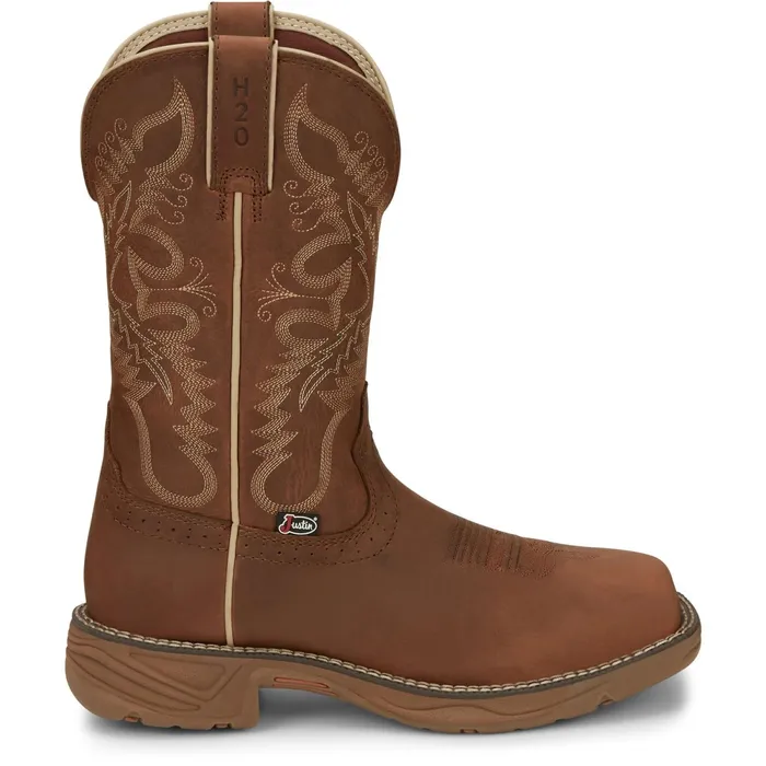 Justin Boots Rush 11034 Waterproof Work Boot Rustic Tan tan Women Work