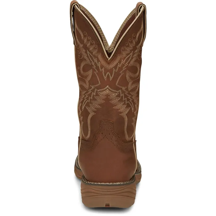 Justin Boots Rush 11034 Waterproof Work Boot Rustic Tan tan Women Work