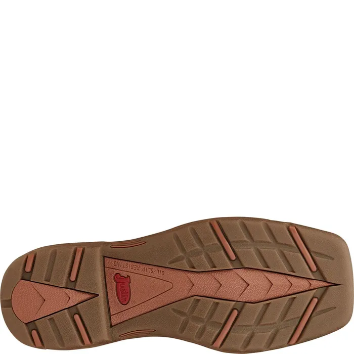 Justin Boots Rush 11034 Waterproof Work Boot Rustic Tan tan Women Work