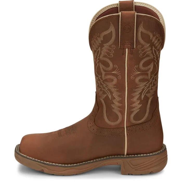 Justin Boots Rush 11034 Waterproof Work Boot Rustic Tan tan Women Work