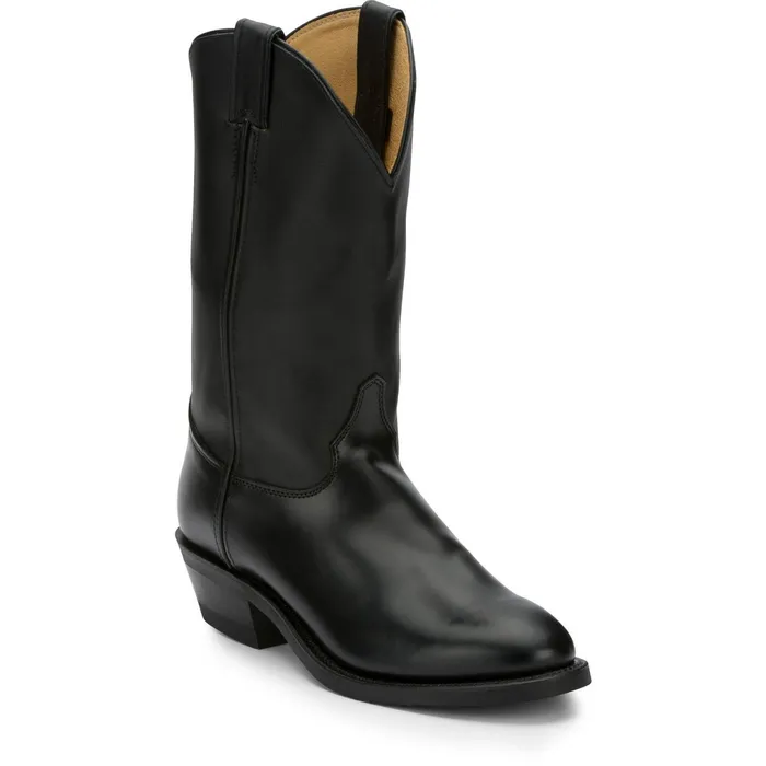 Justin Boots Tobias 12034 Western Boot Black Men Western