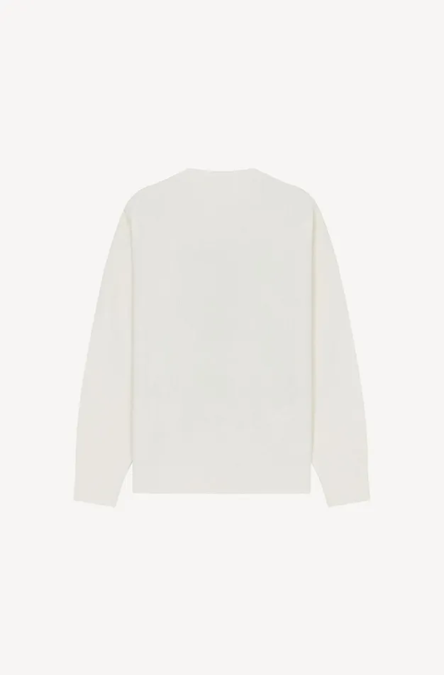 Kenzo Knitwear Men 039BOKE FLOWER039 Merino Wool Jumper Off White