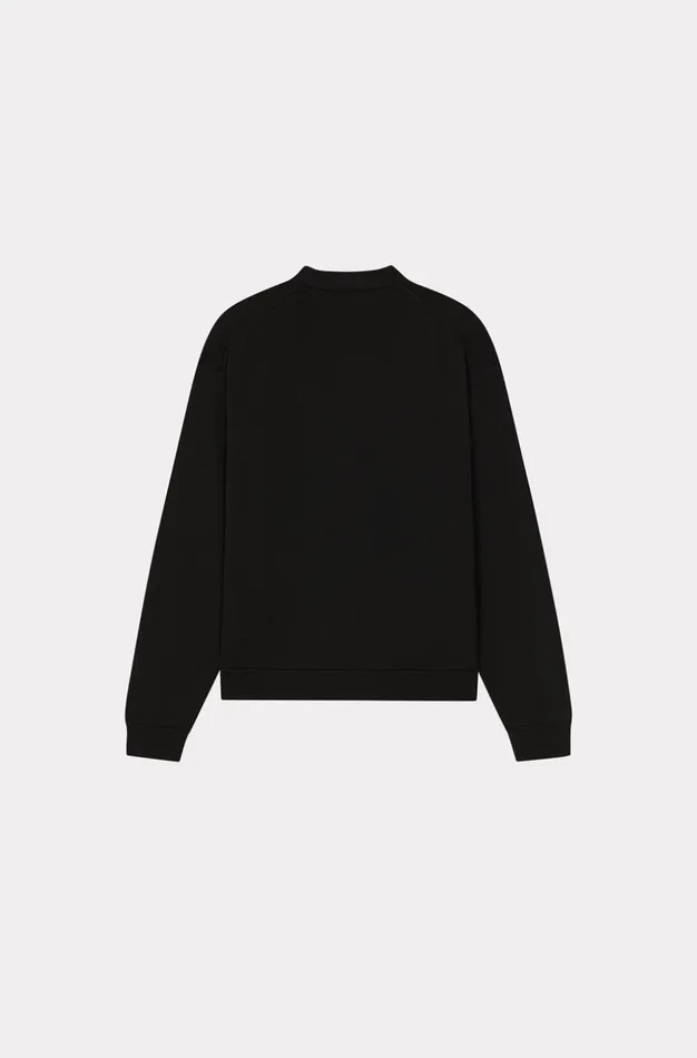 Kenzo Knitwear Men 039BOKE FLOWER039 Wool Cardigan Black