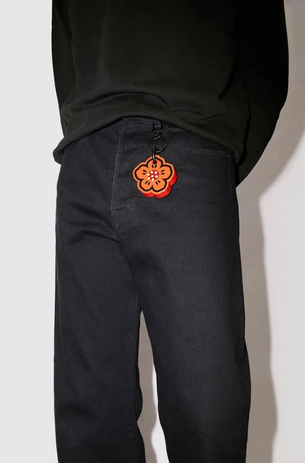 Kenzo Pins And Jewelry Men 039BOKE FLOWER039 Keyring Medium Red Kenzo Pins And Jewelry Men 039BOKE FLOWER039 Keyring Medium Red