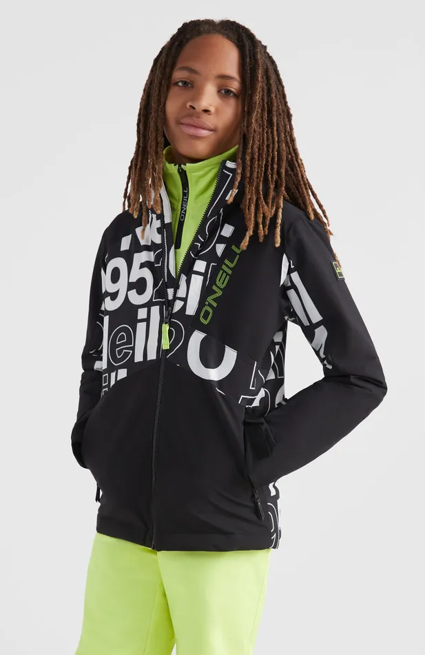Kids All Over Print Hammer Snow Jacket White O039Neill Ski Wear Kids All Over Print Hammer Snow Jacket White O039Neill Ski Wear