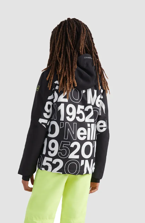 Kids All Over Print Hammer Snow Jacket White O039Neill Ski Wear Kids All Over Print Hammer Snow Jacket White O039Neill Ski Wear