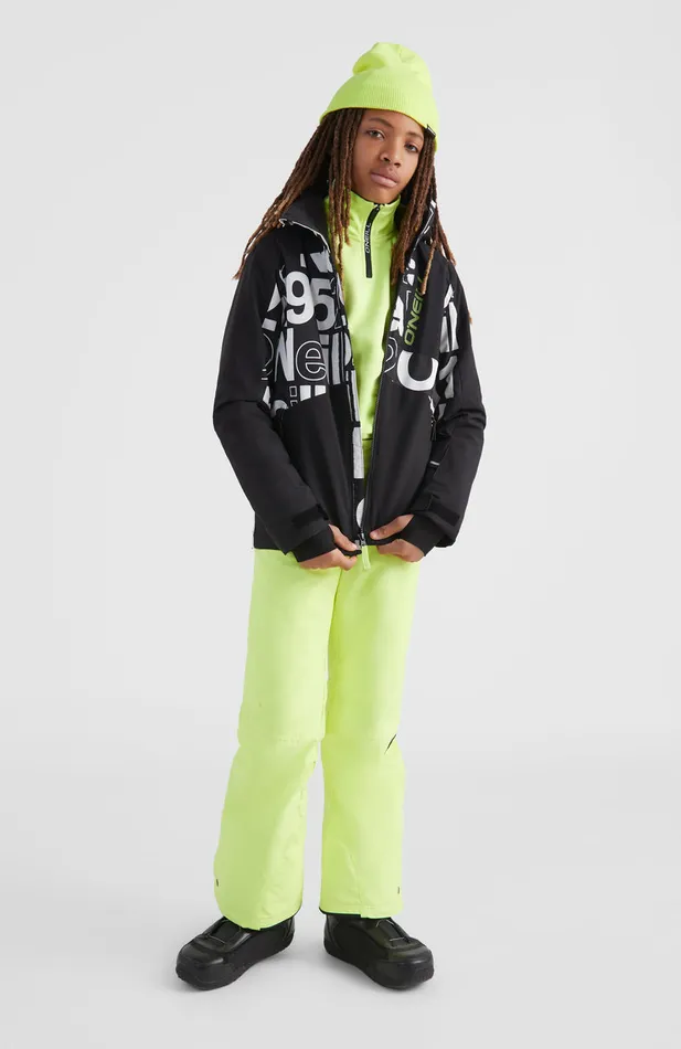 Kids All Over Print Hammer Snow Jacket White O039Neill Ski Wear Kids All Over Print Hammer Snow Jacket White O039Neill Ski Wear