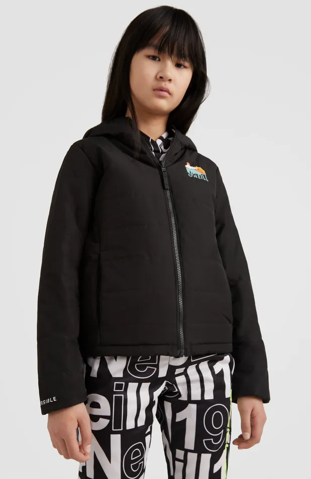 Kids BackToSchool Reversible Jacket Black O039Neill Jackets