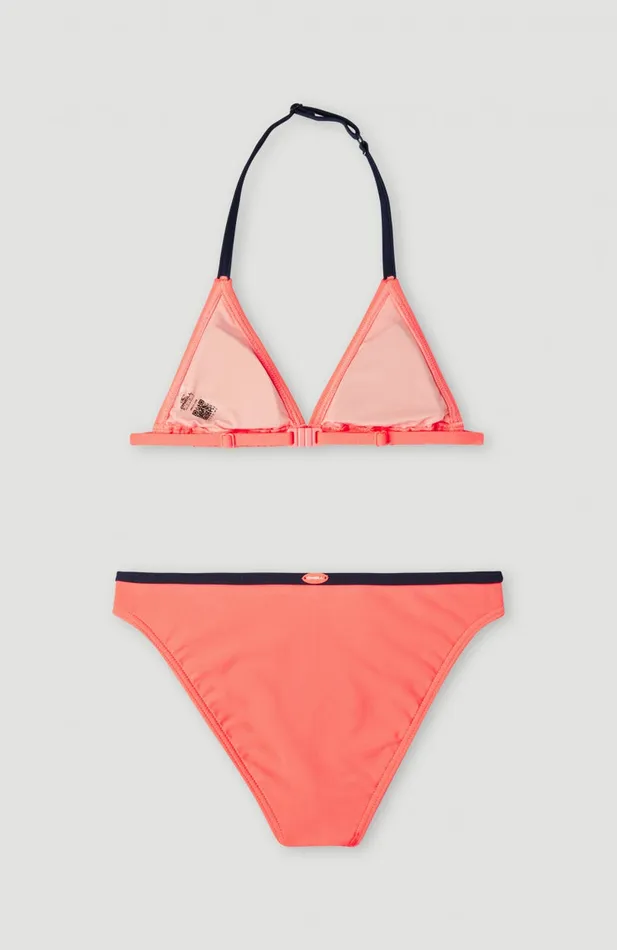 Kids Essentials Triangle Bikini Set Orange O039Neill Swimwear Kids Essentials Triangle Bikini Set Orange O039Neill Swimwear